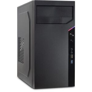 Inter-Tech IT-6505 Retro Micro Tower Schwarz