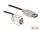 DELOCK Keystone USB A Buchse 250° mit Kabel