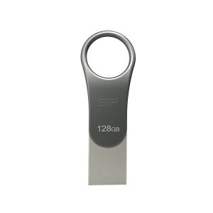 Silicon Power Mobile C80 USB-Stick 128 GB USB Type-A / USB Type-C 3.2 Gen 1 (3.1 Gen 1) Titan