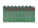 DELOCK M.2 Testboard / 8x M.2 NVMe Key M SSD mit SFF-8643