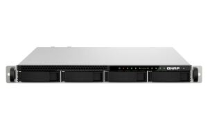 QNAP TS-h987XU-RP NAS Rack (1U) Intel Xeon E E-2334 16 GB DDR4 QuTS hero Schwarz, Silber