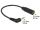 DeLOCK 0.175m 2.5mm/3.5mm Audio-Kabel 0,175 m Schwarz