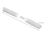 DELOCK Schutzschlauch Glasfasergeflecht 10mx6mm weiß