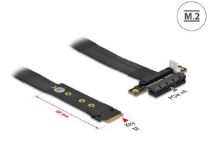DELOCK M.2 Key M zu PCIe x4 NVMe Adapter mit 20cm Kabel