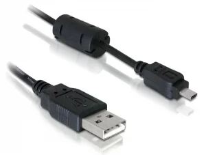 DeLOCK USB 1,83m USB Kabel Schwarz