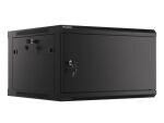 Lanberg WF01-6606-00B Rack 6U Wandmontiertes Regal Schwarz