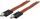 Schwaiger KFF30 531 Koaxialkabel 0,173 m F-Typ Schwarz, Rot
