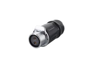 Alcasa IC01-20P202 Drahtverbinder S1 - Power (2-pin) Schwarz
