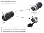 Alcasa IC01-20P202 Drahtverbinder S1 - Power (2-pin) Schwarz