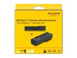 DeLOCK USB Type-C Konverter für 1 x M.2 NVMe SSD + 1 x SATA SSD / HDD mit Klon Funktion