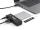 DeLOCK USB Type-C Konverter für 1 x M.2 NVMe SSD + 1 x SATA SSD / HDD mit Klon Funktion