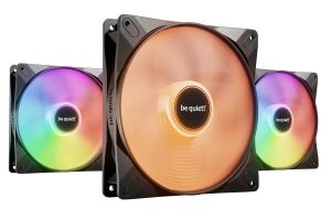 be quiet! LIGHT WINGS LX 140mm PWM 3-Pack Black Computergehäuse Ventilator 14 cm Schwarz 3 Stück(e)