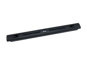 Equip 19" 1U Blende ohne Werkzeug, Schwarz