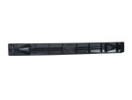 Equip 19" 1U Blende ohne Werkzeug, Schwarz