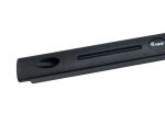 Equip 19" 1U Blende ohne Werkzeug, Schwarz