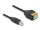 DeLOCK USB 2.0 Kabel Typ-B Stecker zu Terminalblock Adapter mit Drucktaster 15 cm