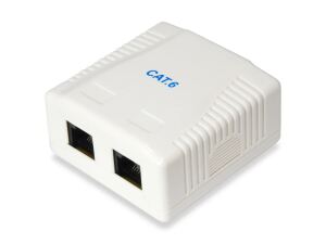 Equip 2-Port Cat.6 Aufputzgehäuse