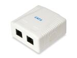 Equip 2-Port Cat.6 Aufputzgehäuse