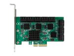DELOCK 16 Port SATA PCI Express x4 Karte
