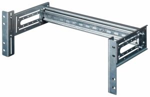 Equip Rails 19, 4HE Din, RAL7035 Grau