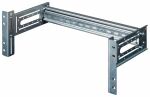 Equip Rails 19, 4HE Din, RAL7035 Grau