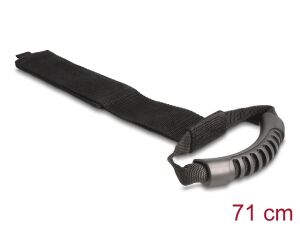 DeLOCK Tragegurt mit Klettverschluss L 710 x B 50 mm schwarz 2 Stück