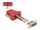 DELOCK Adapter D-Sub15-> D-Sub15Bu/Bu Montagesatz rot