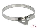 DELOCK Schlauchschelle, Flügelmutter 60-80mm 10 Stk. Metall