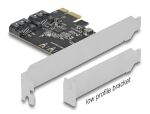 DELOCK 2Port SATA PCI Express Karte Low Profile Formfaktor