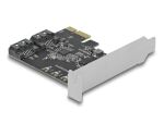 DELOCK 2Port SATA PCI Express Karte Low Profile Formfaktor