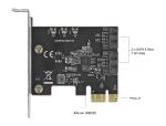 DELOCK 2Port SATA PCI Express Karte Low Profile Formfaktor