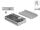 DELOCK USB4 40 Gbps Gehäuse für 1xM.2 NVMe SSD-werkzeugfrei