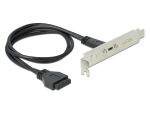 DELOCK USB 3.1 Gen 1 Slotblech mit 1 x USB Type-C Port