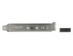 DELOCK USB 3.1 Gen 1 Slotblech mit 1 x USB Type-C Port