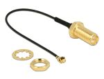 HF Kabel Delock I-PEX -> RP-SMA St/Bu 0.10m zum Einbau