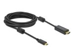 DELOCK USB Typ-C > HDMI Kabel (DP Alt Mode) 4K 60Hz 5m aktiv