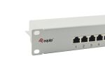 Equip 16-Port Cat.6 Ungeschirmtes Patch Panel, Hellgrau