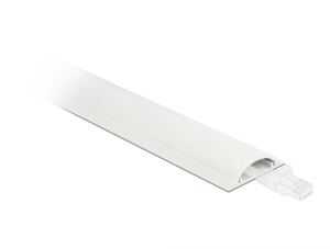 DeLOCK Kabelkanal selbstklebend 50 x 12 mm - Länge 1 m weiß
