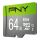 PNY Elite 64 GB MicroSDXC UHS-I Klasse 10