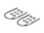 DeLOCK Dualband WLAN 802.11 ac/ax/a/b/g/n Antenne N Buchse 6,2 - 8,0 dBi 39,5 cm omnidirektional starr Wand- und Mastmontage outdoor weiß