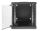 DELOCK 10" Netzwerkschrank 6 HE mit Glastür tiefe 240mm sw
