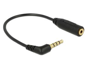DeLOCK 0.175m 3.5mm/2.5mm Audio-Kabel 0,175 m Schwarz