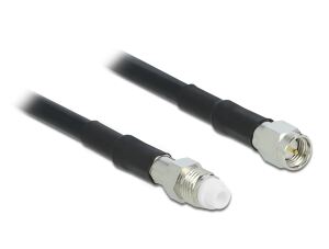 DELOCK Antennenkabel FME - > SMA Bu/St 15.00m