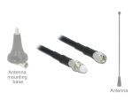 DELOCK Antennenkabel FME - > SMA Bu/St 15.00m