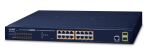 PLANET GS-4210-16P2S Netzwerk-Switch Managed L2/L4...