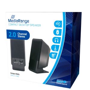 MediaRange MROS352 Lautsprecher 1-Weg Schwarz Kabelgebunden 6 W