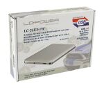 LC-Power LC-25U3-7W Speicherlaufwerksgehäuse Aluminium, Weiß 2.5"