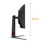 AOC G4 CU34G4Z Computerbildschirm 86,4 cm (34") 3440 x 1440 Pixel Wide Quad HD LED Schwarz, Rot