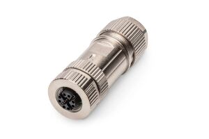 Digitus CAT 6A, feldkonfektionierbar, M12-Buchse X-kodiert IP67