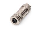 Digitus CAT 6A, feldkonfektionierbar, M12-Buchse X-kodiert IP67